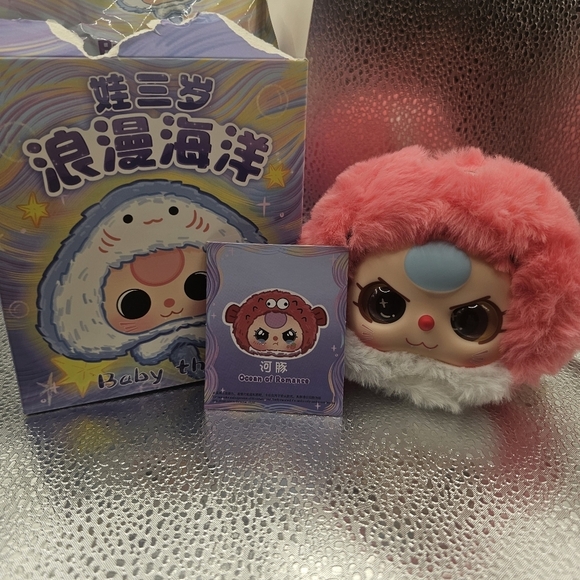 POP MART Other - BabyThree Ocean of Romance Plush w/ Box & Card – SPECIAL EYES!